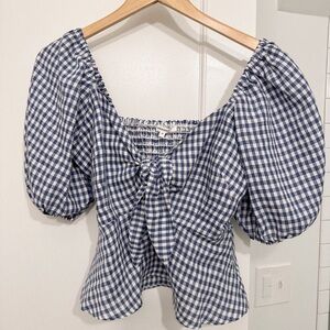 Emerson Fry Cayman Linen Blouse Size XS